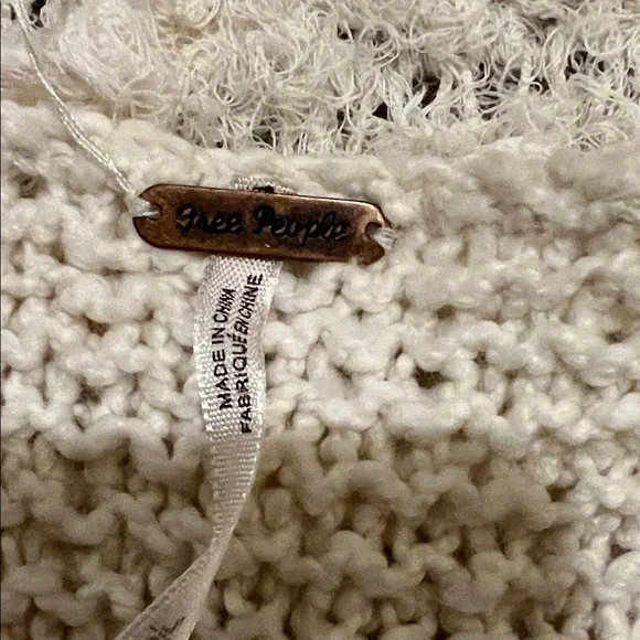 Free People Cream Textured Vest - Picture 5 of 6